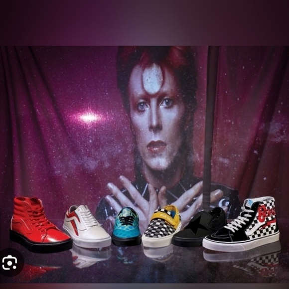 Vans x David Bowie Ziggy Stardust Sk8-Hi Platform 2s Size 9.5 - Picture 15 of 16